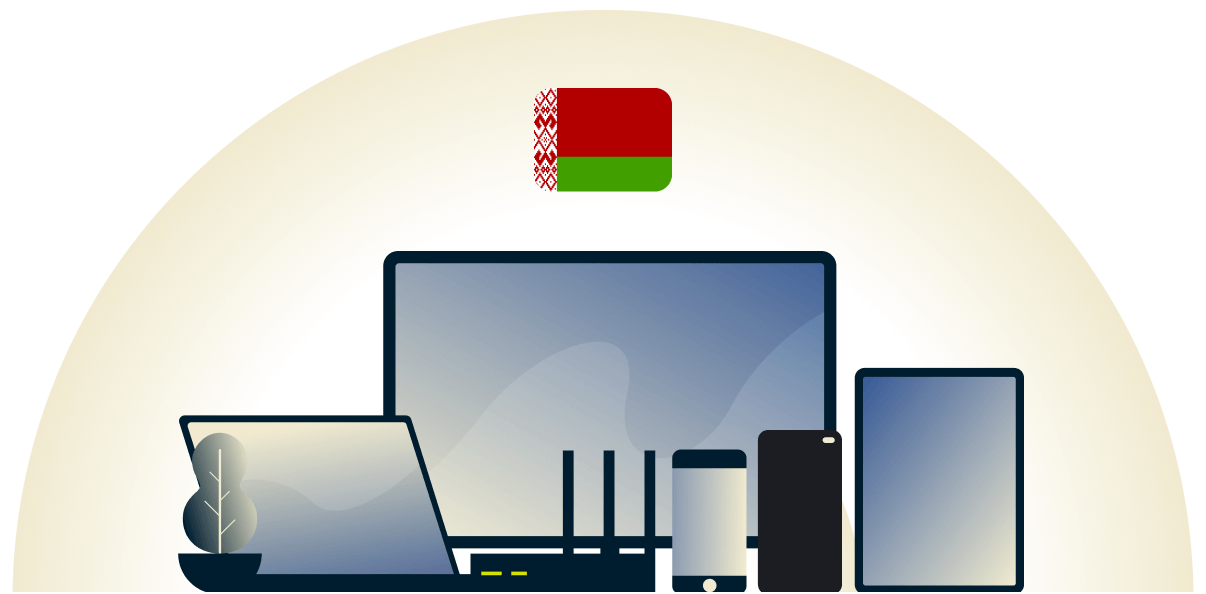 Belarus-VPN, das zahlreiche Ger&auml;te sch&uuml;tzt