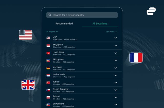 ExpressVPN expands to 214 VPN server locations